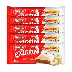 Nestlé Extrafino Filipino Blanco 5 Tabletas de 84g