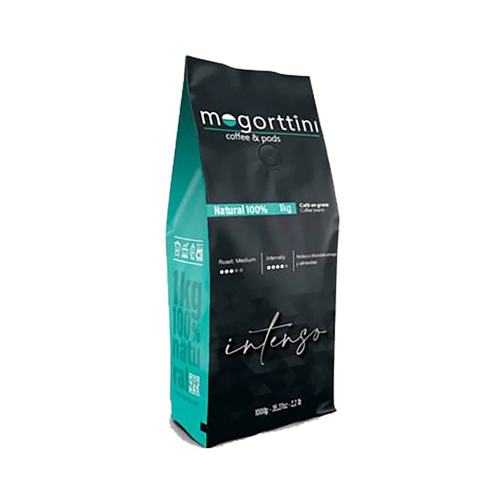 Mogorttini espresso Intenso, café para bares en bolsa de un kilo. 8436583660010