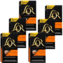 DELIZIOSO L'OR 10 cápsulas: Auténtico Café Premium