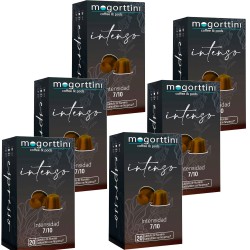 120 cápsulas Intenso  Mogorttini. Compatibles con Nespresso