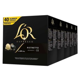 Ristretto L'or 200 cápsulas compatibles Nespresso 5 cajas de 40