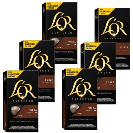 Forza L'OR 60 capsulas aluminio compatibles NESPRESSO
