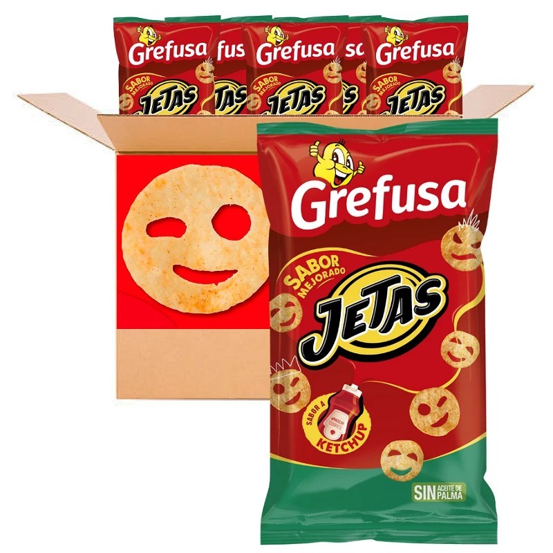 Jetas  Ketchup  24 bolsas de  20 gramos de Grefusa 8413164000885