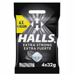 Halls Extra Fuerte bolsa de caramelos 4 sticks de 32 gramos 8416400906200