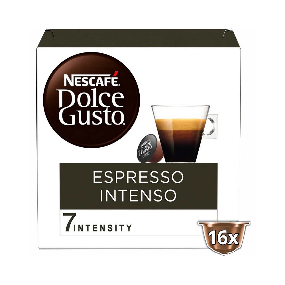 Espresso Intenso Dolce Gusto 16 unidades . Cápsulas Originales 7613036868082