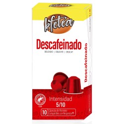 Descafeinado  compatibles Nespresso 10 capsulas rainforest alliance Kfetea
