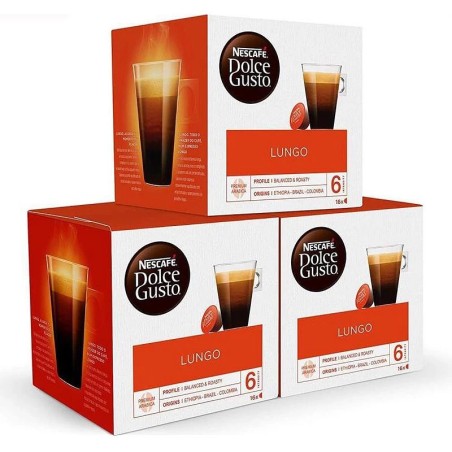 Café Lungo Pack 48 cápsulas Dolce Gusto 7613037883619