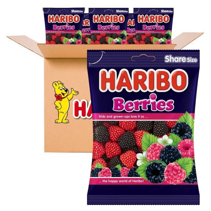 Berries Original Haribo 100 gramos caja 18 unidades 8426617014995
