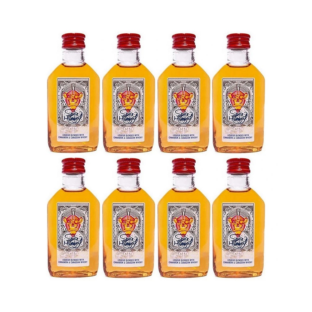 Spice Monkey 8 mini botellas de  Whisky & Canela de 50 ml 06461379