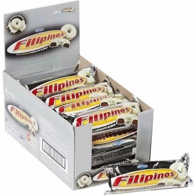 Caja Filipinos chocolate blanco -Sabor en Cada Unidad