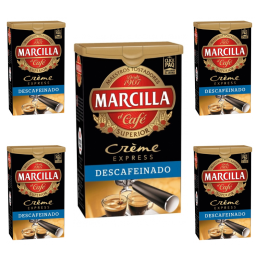 Marcilla molido Creme Express  descafeinado mezcla , 250 gramos