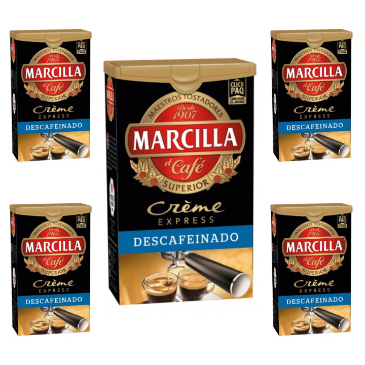 Marcilla molido Creme Express  descafeinado mezcla , 250 gramos