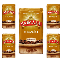 Pack de 5 Saimaza Mezcla Café Molido 250 gramos