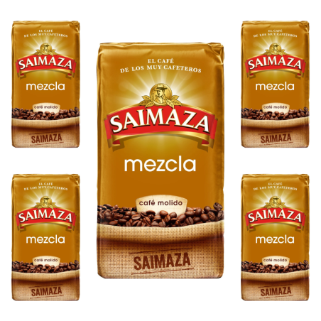 Pack de 5 Saimaza Mezcla Café Molido 250 gramos