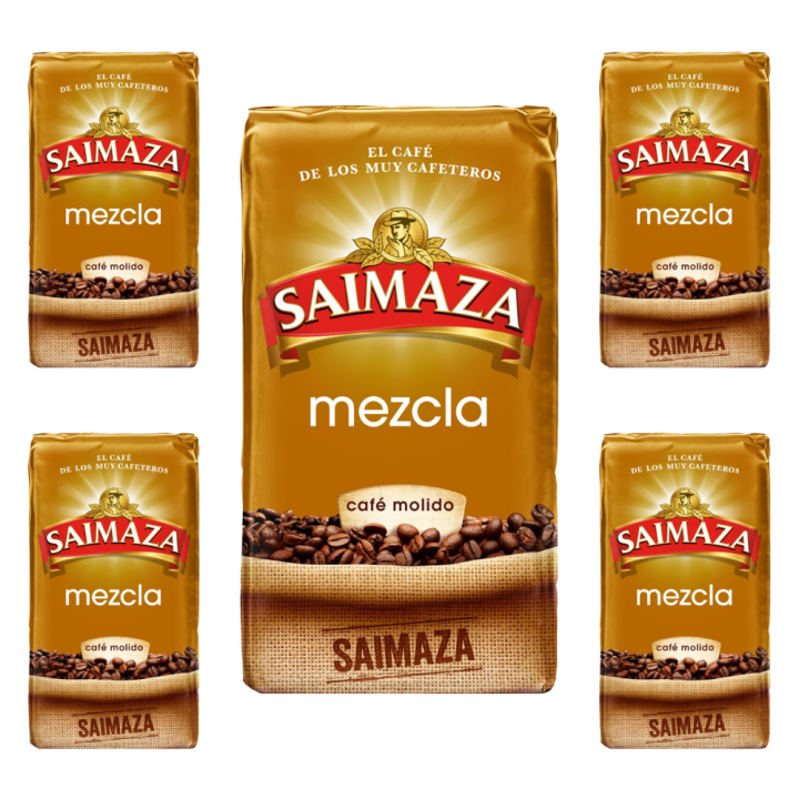 Pack de 5 Saimaza Mezcla Café Molido 250 gramos