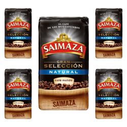 Pack de 5 Saimaza molido Gran Selección Natural, 250 gramos