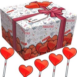 Piruletas for yu Fiesta caja con 20 piruletas