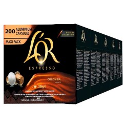 "Café Colombia L'or 200 Cápsulas / Sabor Excepcional