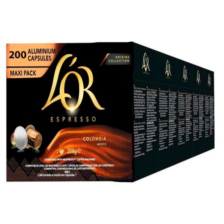 Colombia L'or 200 cápsulas  compatibles Nespresso