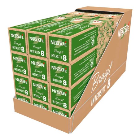 Brazil Capsulas nespresso 12 tubos aluminio 120 cafes Formato ahorro Brazil Capsulas nespresso 12 tubos aluminio 120 cafes Formato ahorro