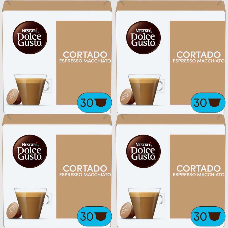Cortado Espresso Macchiato Dolce Gusto 120 cápsulas magnum