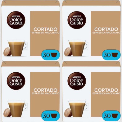 Cortado Espresso Macchiato Dolce Gusto 120 cápsulas magnum Cortado Espresso Macchiato Dolce Gusto 120 cápsulas magnum