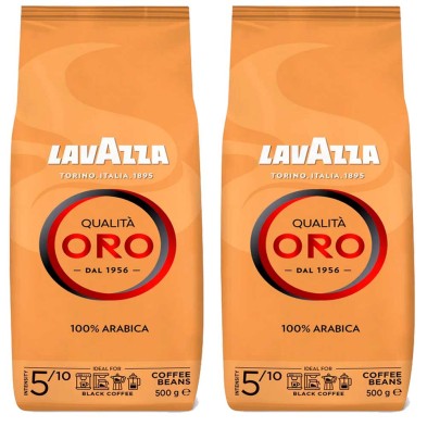 Lavazza Qualita Oro Café en Grano 2 bolsas de 500 gr Lavazza Qualita Oro Café en Grano 2 bolsas de 500 gr