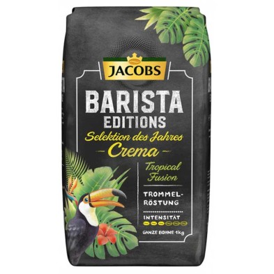 Barista Crema Brasil 100% arábica Jacobs en Grano 1kg Barista Crema Brasil 100% arábica Jacobs en Grano 1kg