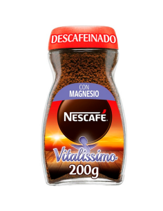 Nescafé Vitalíssimo Descafeinado Café Soluble Tarro 200 gr