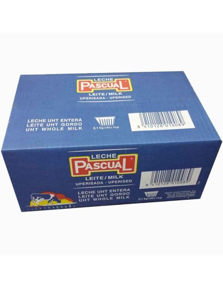 Leche Pascual tarrina de 14 ml.  10 unidades