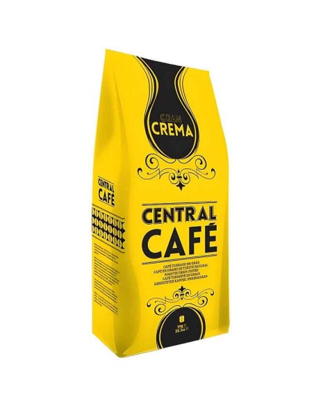 Central café gran crema, DELTA café en grano 1 kilo café de Portugal 5601082038179