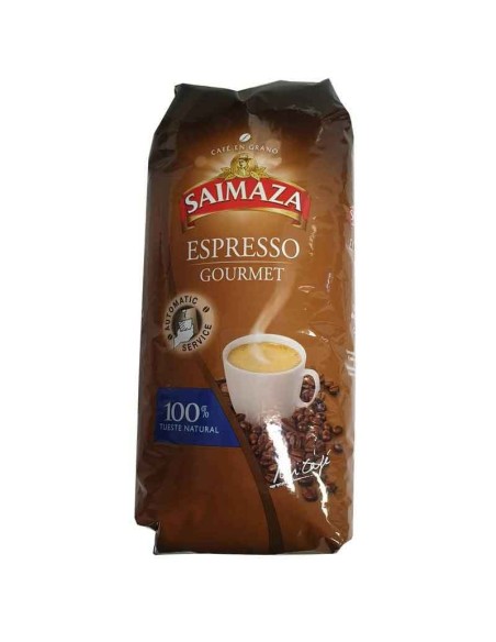 Espresso Gourmet, Café en grano Saimaza 1 kg 100% natural