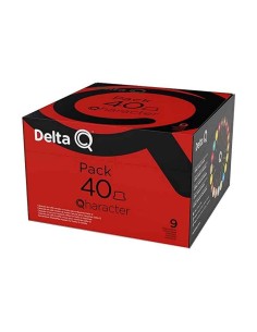 Pack XL Qharacter, espresso intensidad 9, 40 cápsulas Delta Q