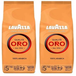 Lavazza Qualita Oro Café en Grano  2 bolsas de 500 gr