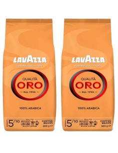 Lavazza Qualita Oro Café en Grano  2 bolsas de 500 gr