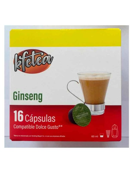 Ginseng  Kfetea 6 cajas de 16 capsulas compatibles Dolce Gusto