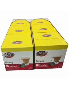 Ginseng  Kfetea 6 cajas de 16 capsulas compatibles Dolce Gusto