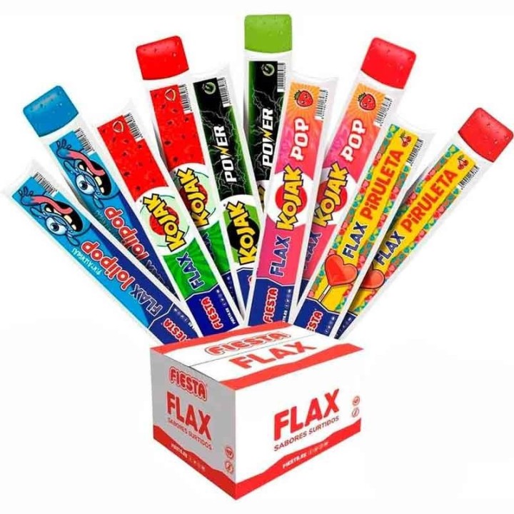 100 unidades Flax Surtido Fiesta Congelable 70 ml.