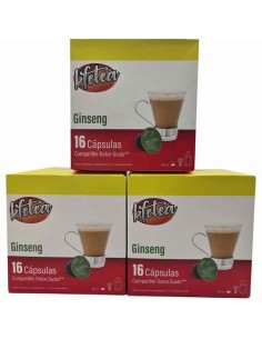 Ginseng  Kfetea 3 cajas de 16 capsulas compatibles Dolce Gusto