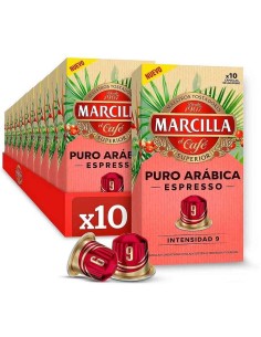 Marcilla Puro Arábica Espresso - Cápsulas Nespresso