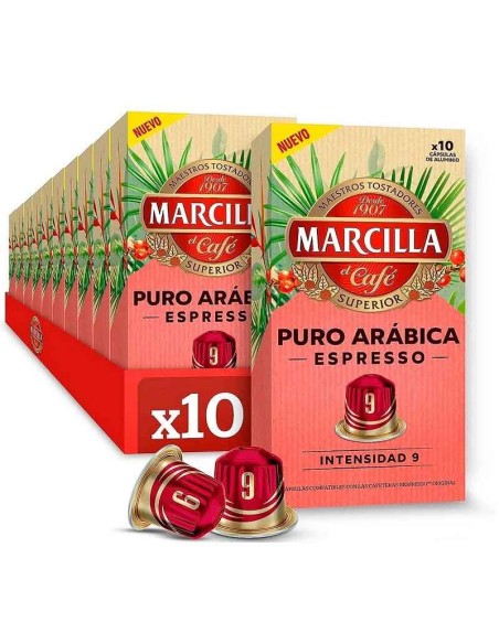 Marcilla Puro Arábica Espresso - Cápsulas Nespresso