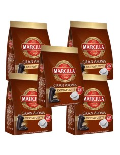 5 Unidades de Café Extra fuerte Marcilla, 28 Monodosis Senseo