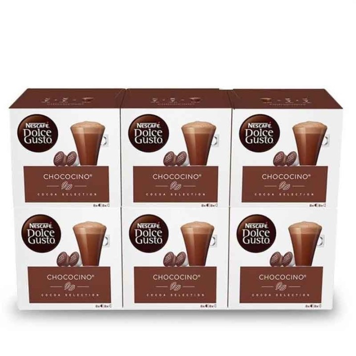 Chococino 6 cajas de 16 cápsulas Dolce Gusto