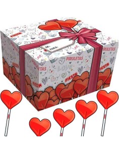 Piruletas for yu Fiesta caja con 20 piruletas