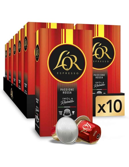 Ristretto Imola  L'or 10 cajas compatibles Nespresso