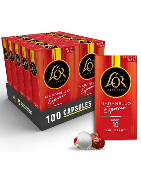Ristretto Maranello, Passione Rossa L'or 10 cajas compatibles Nespresso