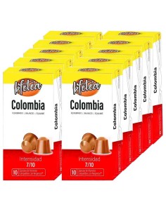 10 cajas de Colombia compatibles Nespresso 100 capsulas Kfetea