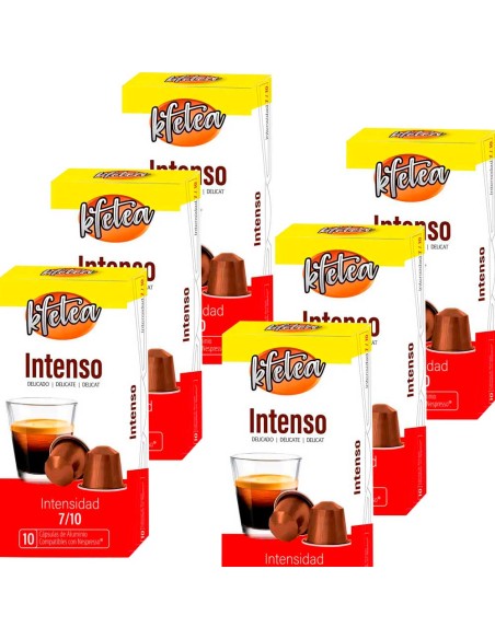 Intenso compatibles Nespresso 60 capsulas  Kfetea