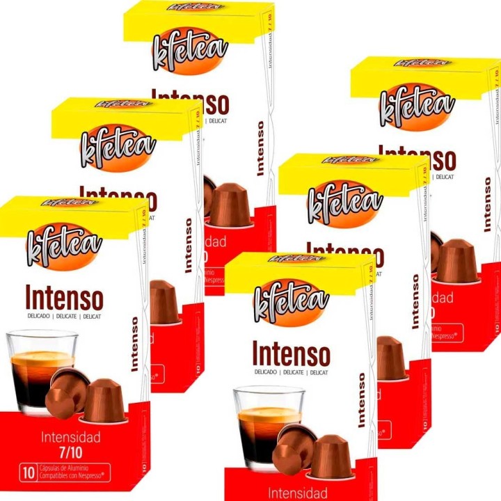 Intenso compatibles Nespresso 60 capsulas  Kfetea
