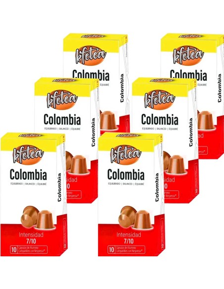 Colombia compatibles Nespresso 60 capsulas Kfetea